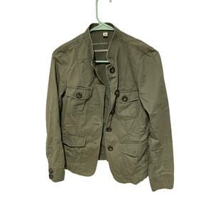 Banana Republic green military army jacket size small